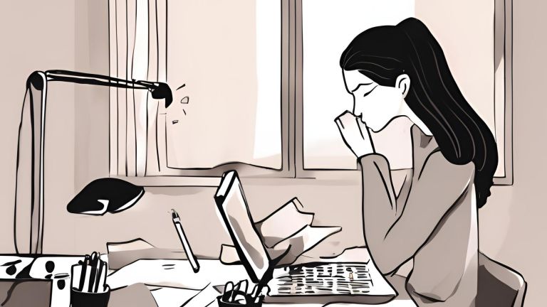 person experiencing perfectionism and depression